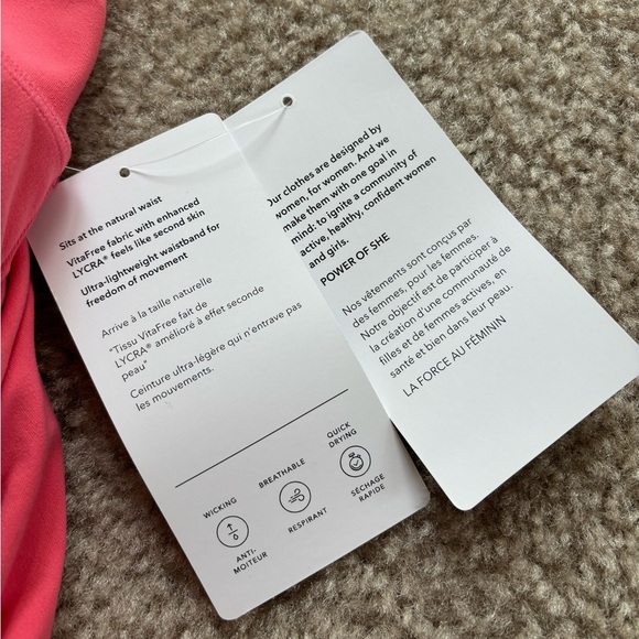 NWT Athleta Transcend Skort with Hidden Pockets Coral Petal - Picture 7 of 14